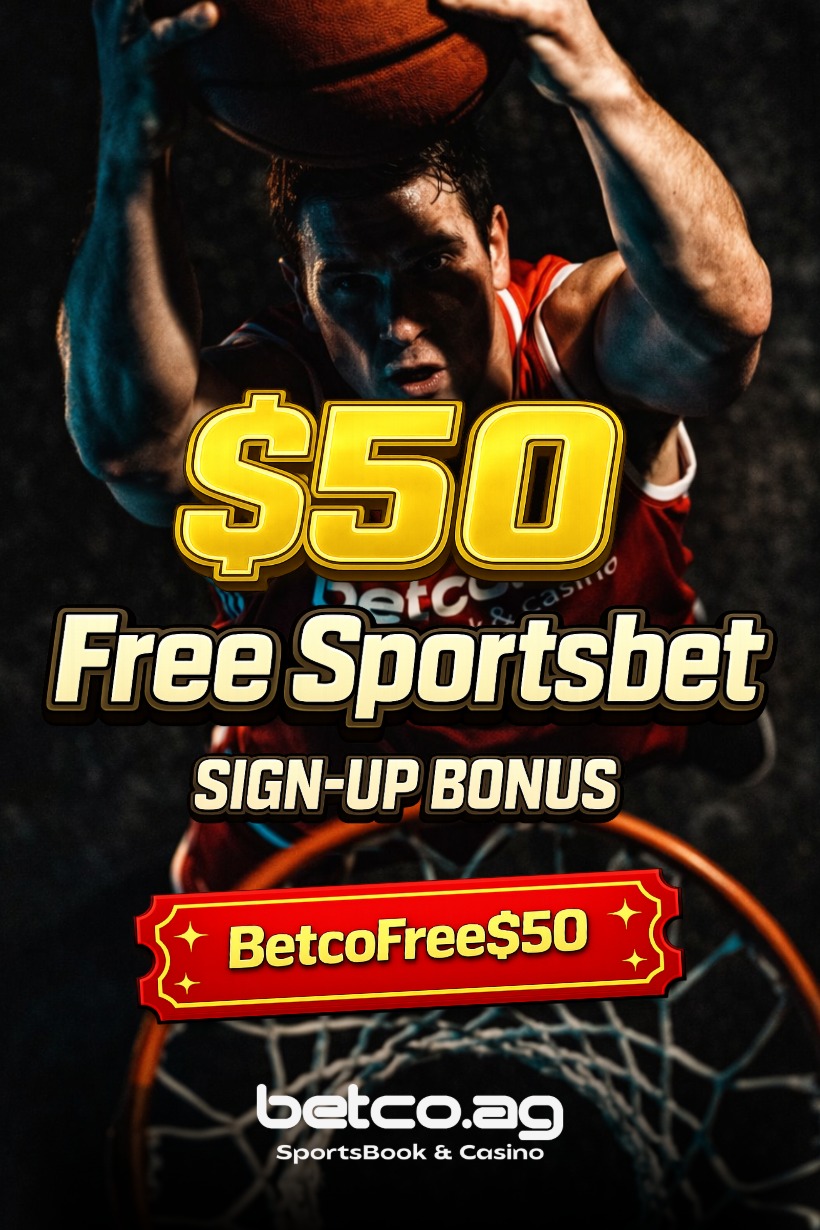 $50 Free Bet Banner